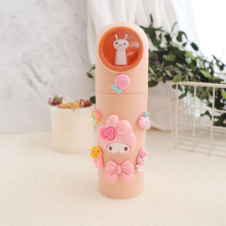 Hello Kitty Travel Portable Mouthwash and Toothbrush Cup