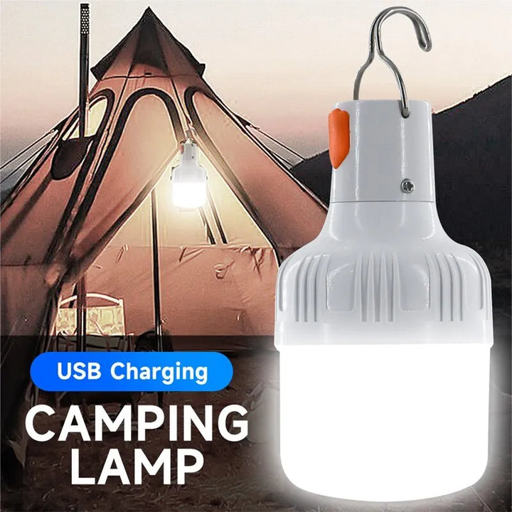 Outdoor USB Rechargeable LED Lamp Bulbs  Hook Up light