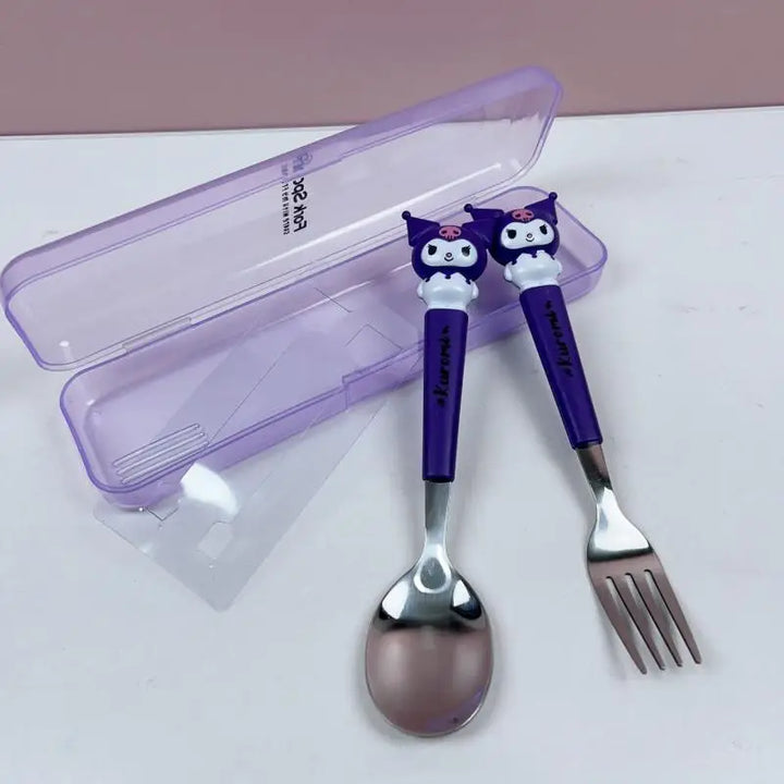 Hello Kitty Stainless Steel Child Tableware Kitchen Supplies