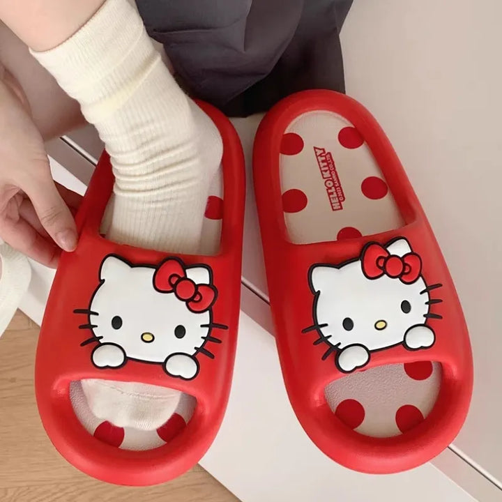 New Kawaii Sanrio Hello Kitty Slippers