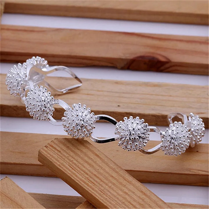 Fireworks Pendant Bangle Jewelry Set