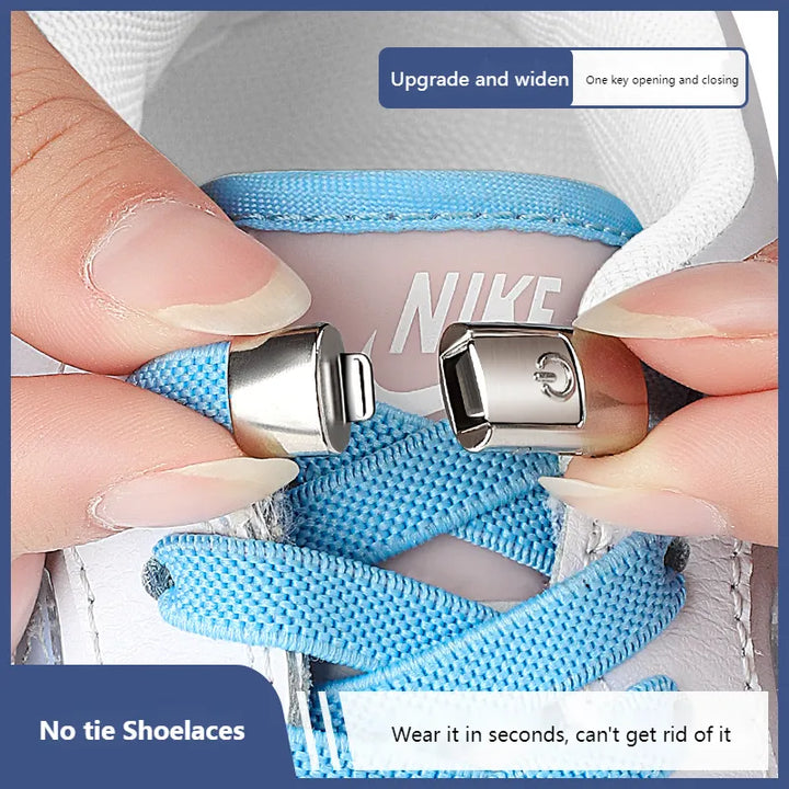 1 Pair  Press Lock Shoelaces